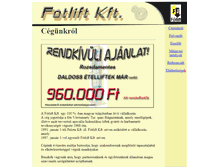 Tablet Screenshot of fotlift.hu